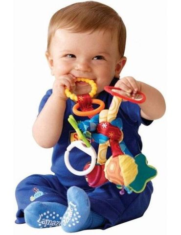 Lamaze Tug play knot jucării de atârnat pentru bebeluși
