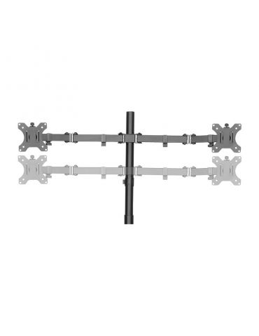 Suport de birou logilink pt 4 tv/monitor plat diag. max 32 inch rotatie inclinare pivotare orizontala verticala totala max 8 kg 