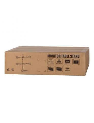 Suport de birou logilink pt 4 tv/monitor plat diag. max 32 inch rotatie inclinare pivotare orizontala verticala totala max 8 kg 