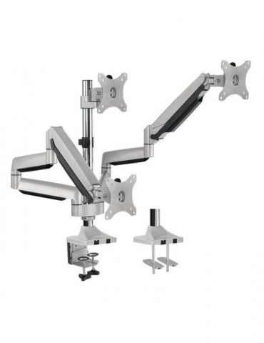 Suport de birou logilink pt 3 tv/monitor plat curbat diag. max 32 inch rotatie inclinare pivotare orizontala verticala totala ma - Tik.ro