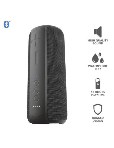 Trust 23833 boxă petrecere portabilă Boxă portabilă stereo Negru 20 W