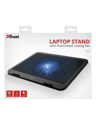 Trust 21962 suporturi de răcire pentru calculatoarele portabile 40,6 cm (16") Negru