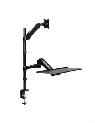 Suport de birou logilink pt 1 tv/monitor plat diag. max 27 inch rotatie inclinare pivotare max 9 kg bp0030 Logilink - 1 - Tik.ro