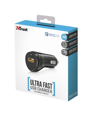 Trust 21819 încărcătoare pentru dispozitive mobile Universală Negru DC Auto