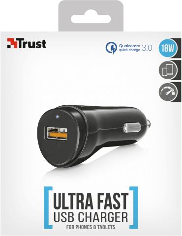 Trust 21819 încărcătoare pentru dispozitive mobile Universală Negru DC Auto