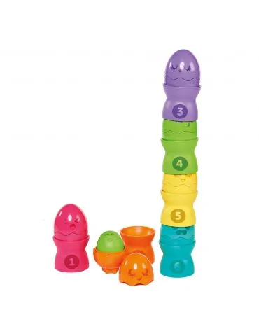 Tomy Toomies Hide & Squeak Egg Stackers - Tik.ro