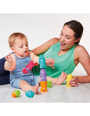 Tomy Toomies Hide & Squeak Egg Stackers