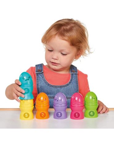 Tomy Toomies Hide & Squeak Egg Stackers