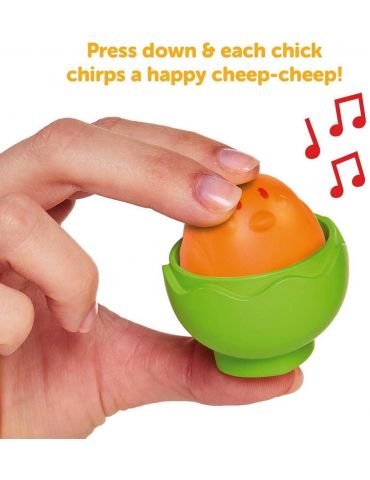 Tomy Toomies Hide & Squeak Egg Stackers