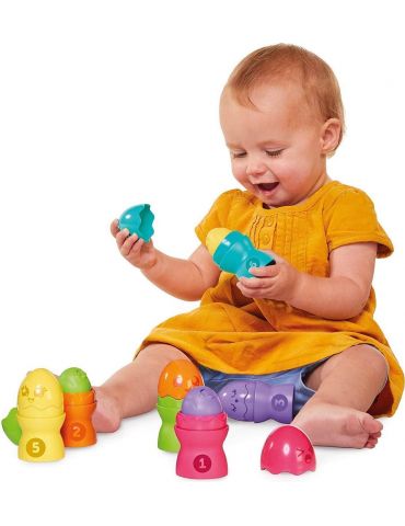 Tomy Toomies Hide & Squeak Egg Stackers