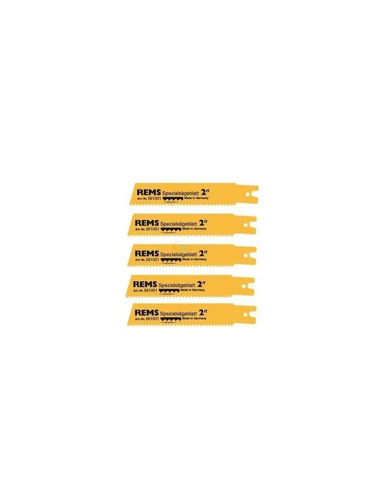 Rems pachet special de 5 lame de fierastrau 2/140-3.2 pentru