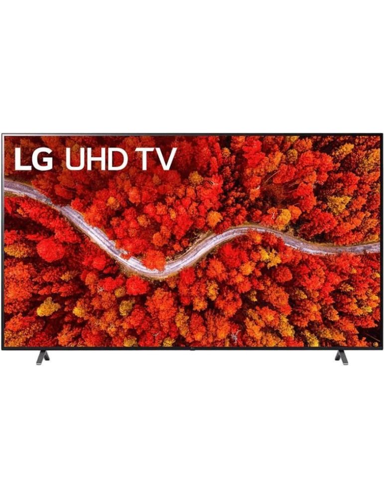 Led tv lg 139 cm/ 55 inch smart tv | internet tv ecran plat rezolutie 4k uhd 3840 x 2160 boxe 20 w 55up80003lr (include tv 14 le