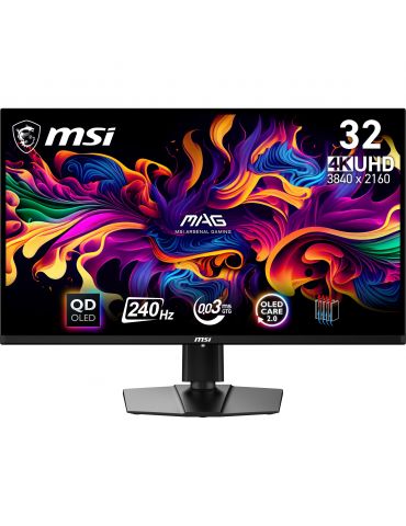 MSI MAG 321UPX QD-OLED monitoare LCD 80 cm (31.5") 3840 x 2160 Pixel 4K Ultra HD QDOLED Negru