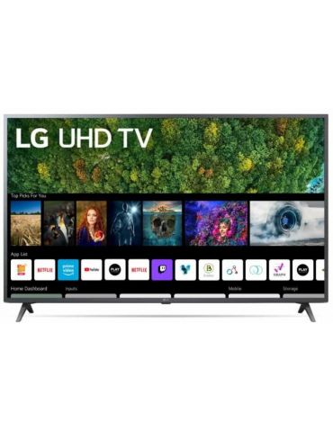 Led tv lg 126 cm/ 50 inch smart tv | internet tv ecran plat rezolutie 4k uhd 3840 x 2160 boxe 20 w 50up76703lb (include tv 14 le