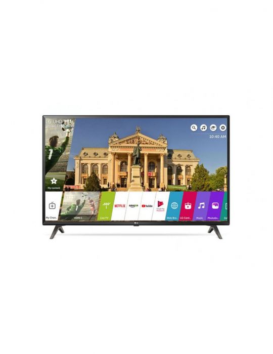 Led tv lg 123 cm/ 49 inch smart tv internet tv ecran plat rezolutie 4k uhd 3840 x 2160 boxe 10 w 49uk6300mlb (include tv 14lei) 
