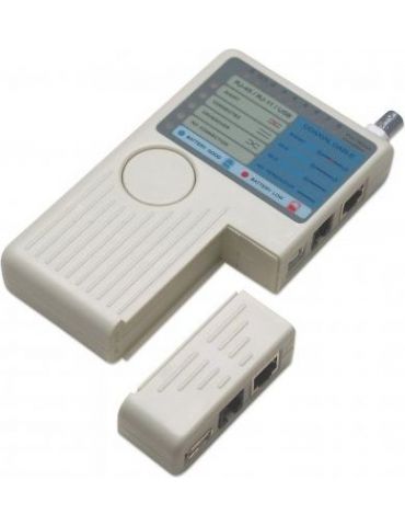 Tester cablu retea intellinet pt. cablu utp stp usb si coaxial 351911  (include tv 0.8lei) Intellinet - 1