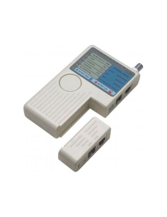 Tester cablu retea intellinet pt. cablu utp stp usb si coaxial 351911  (include tv 0.8lei) Intellinet - 1