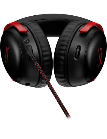 HyperX Cloud III - Gaming Headset (Black Red) Căști Prin cablu Bandă de fixare pe cap USB tip-C Negru, Roşu