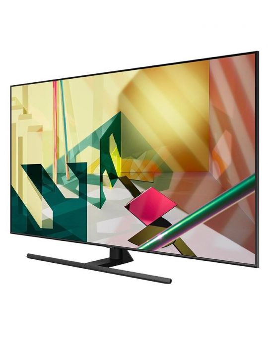 Qled tv samsung 214 cm/ 85 inch smart tv internet tv ecran plat rezolutie 4k uhd 3840 x 2160 boxe 20 w qe85q70ta (include tv 14l