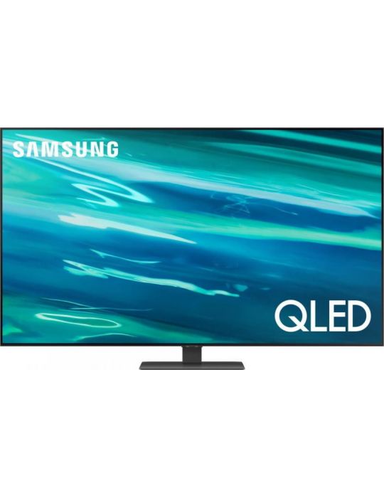 Qled tv samsung 190 cm/ 75 inch smart tv | internet tv ecran plat rezolutie 4k uhd 3840 x 2160 qe75q80aa (include tv 14 lei) Sam