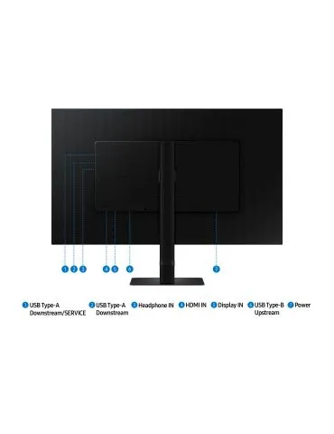 Samsung S60D monitoare LCD 81,3 cm (32") 2560 x 1440 Pixel Quad HD Negru