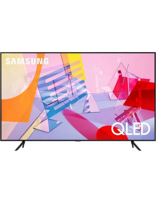 Qled tv samsung 139 cm/ 55 inch smart tv | internet tv ecran plat rezolutie 4k uhd 3840 x 2160 boxe 20 w qe55q60ta (include tv 1