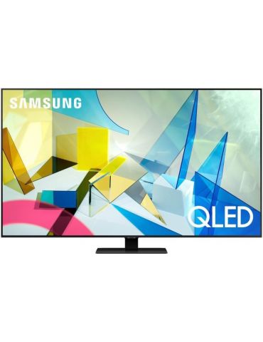Qled tv samsung 126 cm/ 50 inch smart tv | internet tv ecran plat rezolutie 4k uhd 3840 x 2160 boxe 40 w qe50q80ta (include tv 1