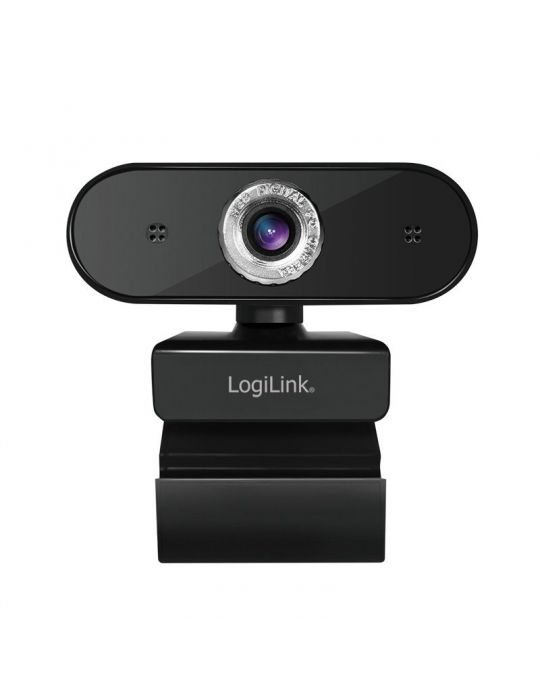 Camera web logilink senzor. 1080p full-hd cu rezolutie video 1920x1080 inclinare 30grade rotatie 180grade microfon cablu 1.45m u