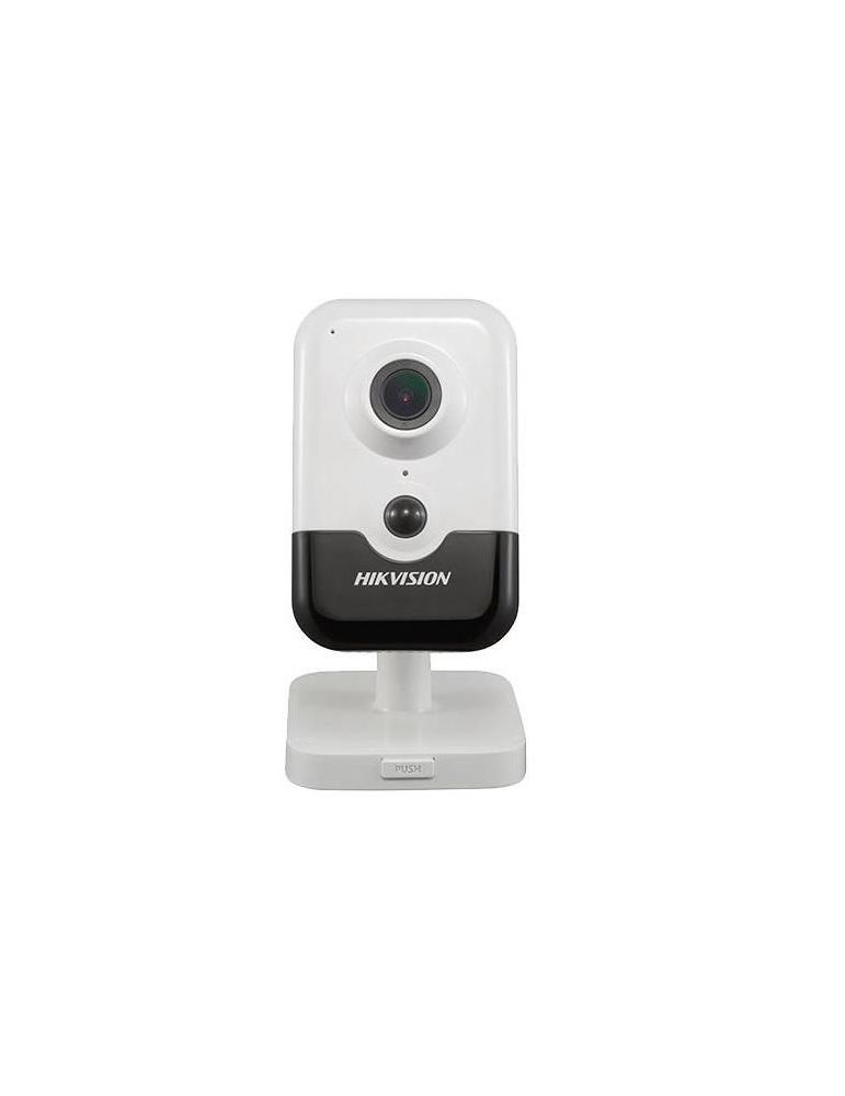 Camera ip hikvision cube pt. interior dist. ir 10 m tip lentila fixa 2.8 mm 6 mpx cu fir wi-fi microfon poe carcasa plastic slot