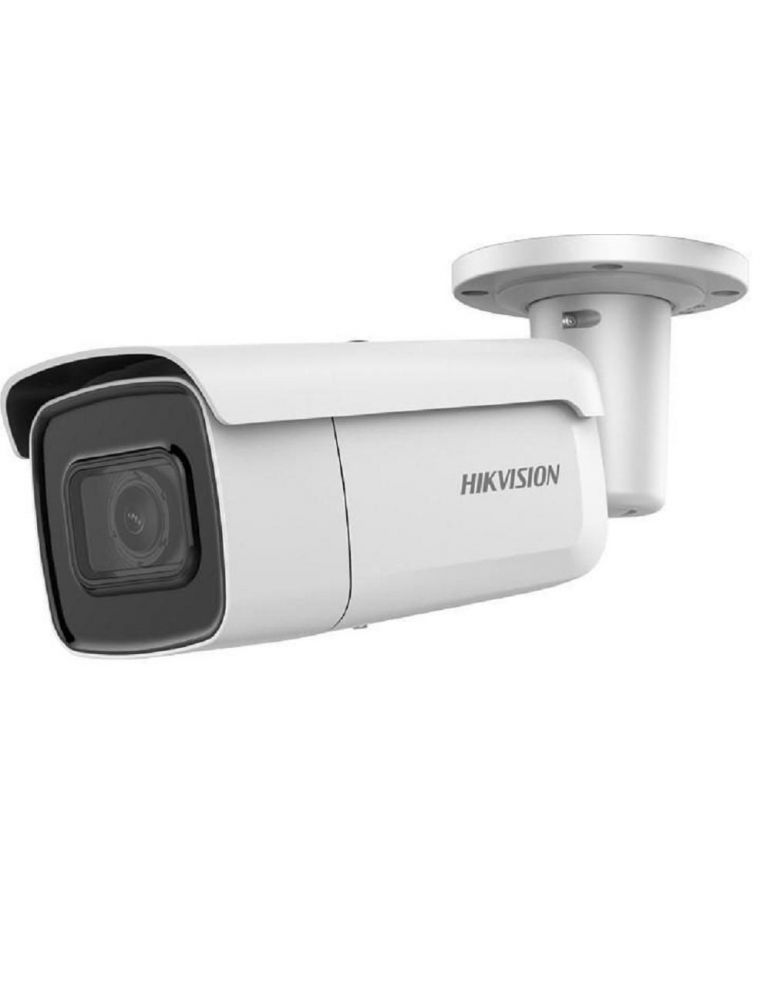 Camera ip hikvision bullet pt. exterior dist. ir 60 m tip lentila varifocala 2.8 - 12 mm 4 mpx cu fir microfon mufa microfon poe