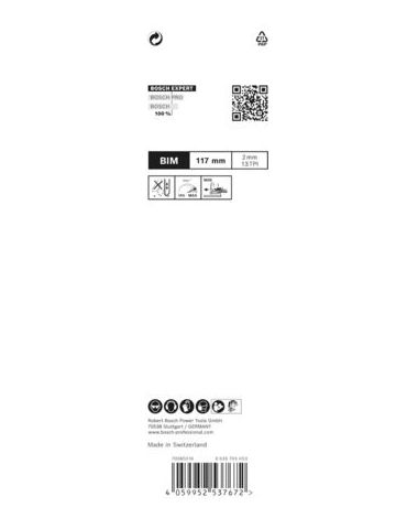 Bosch EXPERT ‘HARDWOOD 2-SIDE CLEAN’ T308 BF Lamă ferăstrău mecanic Bimetal 5 buc.