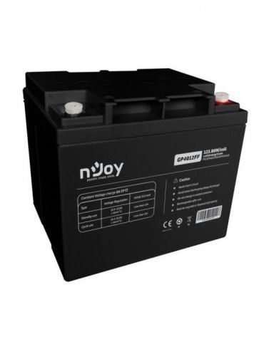 Baterie ups gp4012ff | 12 v | 40 a | 196 x 165 x 176 mm | borne t2 (include tv 0.5 lei) Njoy - 1 - Tik.ro