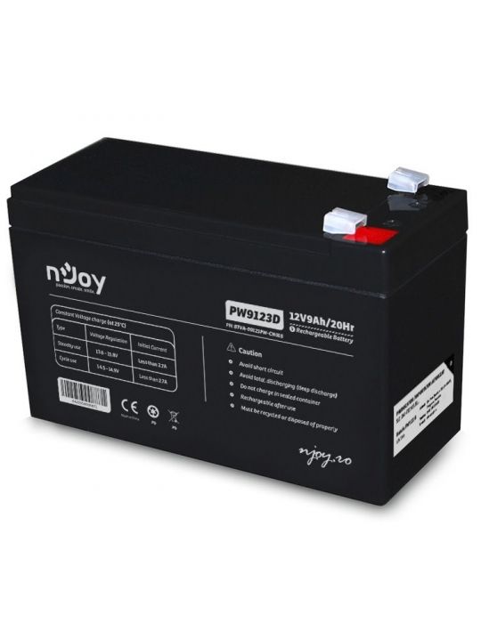 Acumulator ups njoy pw9123d 12v/9 ah btva-09123pw-cn01b (include tv 0.5 lei) Njoy - 1