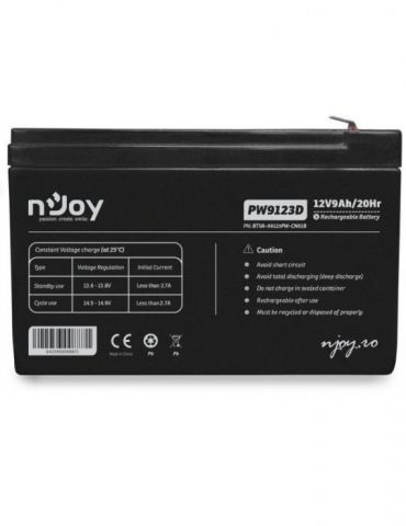 Acumulator ups njoy pw9123d 12v/9 ah btva-09123pw-cn01b (include tv 0.5 lei) Njoy - 1