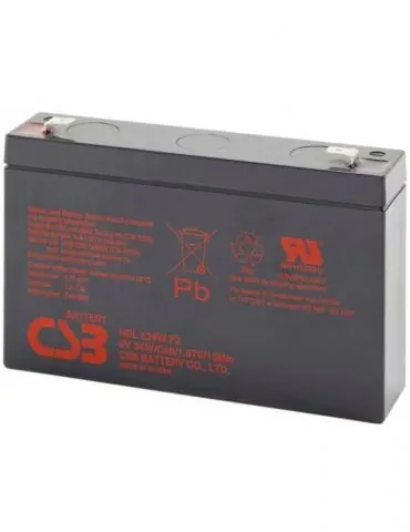 Acumulator csb hrl634w longlife 6v/9ah 1.32kg hrl634wf2 (include tv 0.5 lei) Eaton - 1 - Tik.ro