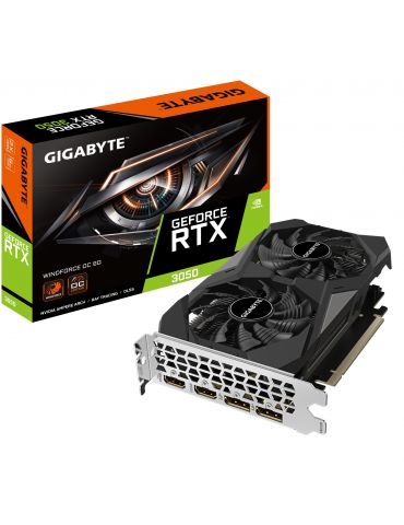 GIGABYTE GeForce RTX 3050 WINDFORCE OC 6G NVIDIA 6 Giga Bites GDDR6 - Tik.ro