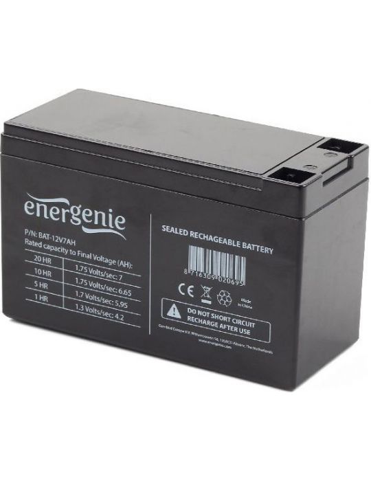 Acumulator ups gembird 12v / 7ah terminal f2(t2) bat-12v7ah (include tv 0.5 lei) Gembird - 1