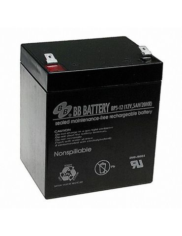 Acumulator ups cyber power 12v /  5ah pentru seriile bu600 + bu650e / ut650e + ut650eg / ut1050 + ut1050eg rbp0119 (include tv 2