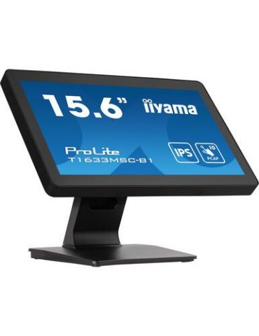 iiyama ProLite T1633MSC-B1 monitoare LCD 39,6 cm (15.6") 1920 x 1080 Pixel Full HD Ecran tactil Negru