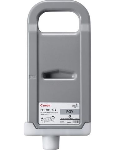 Cartus cerneala original canon light grey pfi-701pgy pentru ipf 8000|8100|9000|9100  incl.tv 0.11 ron cf0910b001aa Canon - 1