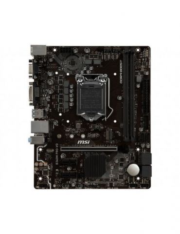 Placa de baza msi b360m pro-vd skt lga 1151 intel b360 matx slot ram 2 x ddr4 max 32 gb 6x s-ata 3 1x m.2 2x pci-e pci-e3.0x16 x