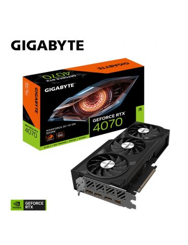 GIGABYTE GeForce RTX 4070 WINDFORCE OC V2 12G NVIDIA 12 Giga Bites GDDR6