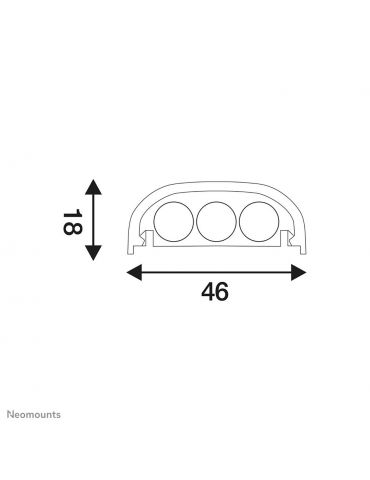 Neomounts NS-CC050SILVER accesoriu cabluri