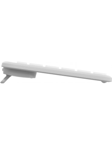 Logitech K950 Signature Slim tastaturi Birou RF Wireless + Bluetooth QWERTY US Internațional Alb
