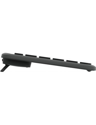 Logitech MK950 Signature Slim tastaturi Mouse inclus Birou RF Wireless + Bluetooth QWERTY US Internațional Grafit