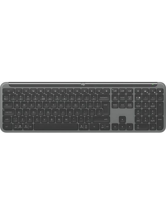 Logitech K950 Signature Slim tastaturi Birou RF Wireless + Bluetooth QWERTY US Internațional Grafit