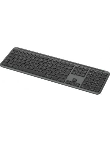 Logitech K950 Signature Slim tastaturi Birou RF Wireless + Bluetooth QWERTY US Internațional Grafit