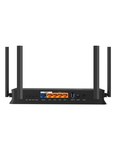 TP-Link Archer BE3600 router wireless 2.5 Gigabit Ethernet Bandă dublă (2.4 GHz  5 GHz) Negru