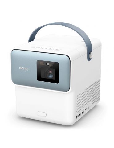 BenQ GP100 proiectoare de date Proiector cu rază normală 1000 ANSI lumens DLP 1080p (1920x1080) Albastru, Alb