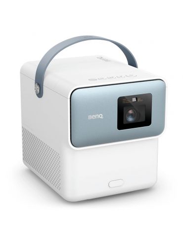 BenQ GP100 proiectoare de date Proiector cu rază normală 1000 ANSI lumens DLP 1080p (1920x1080) Albastru, Alb